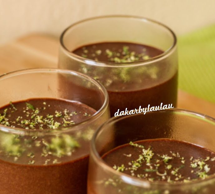 Mousse au chocolat citron confit