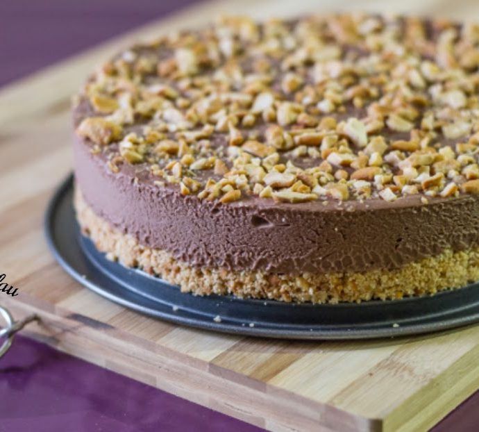 Cheesecake au chocolat et noix de cajou