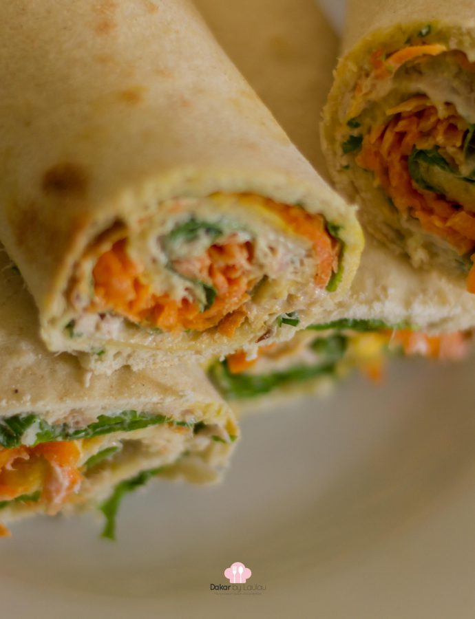 Wraps à la crème de thon